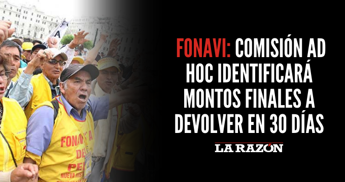 Fonavi comisión Ad hoc identificará montos finales a devolver en 30