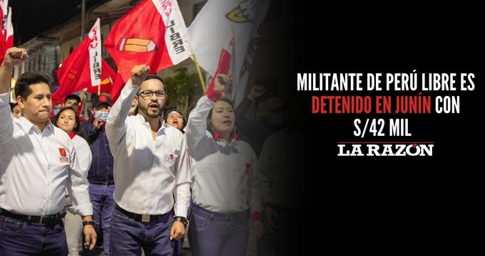 Militante De Per Libre Es Detenido En Jun N Con S Mil La Raz N