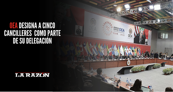 OEA designa a cinco cancilleres como parte de su delegación La Razón