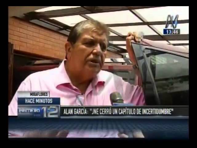 Alan sobre fallo de candidatos Guzmán y Acuña