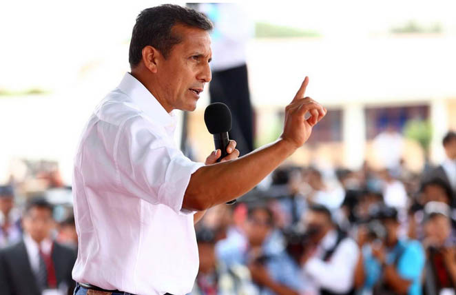 Humala: «Este gobierno ha perdido la iniciativa de la lucha contra el narcotráfico y terrorismo»