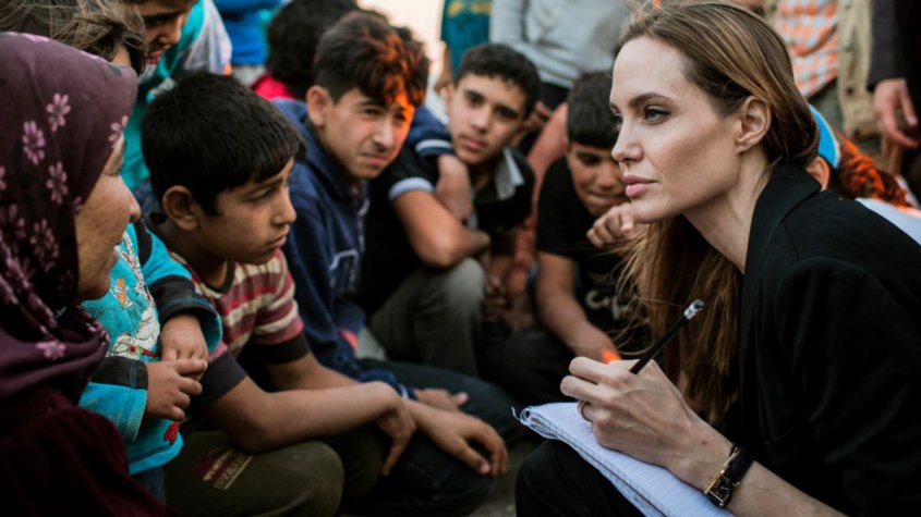 Angelina Jolie comprometida con Siria