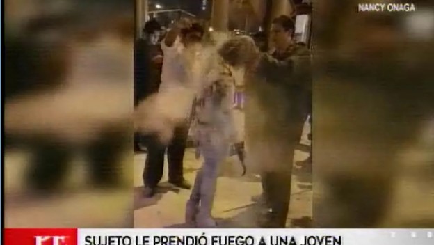 Diez heridos por fuego al interior de un bus