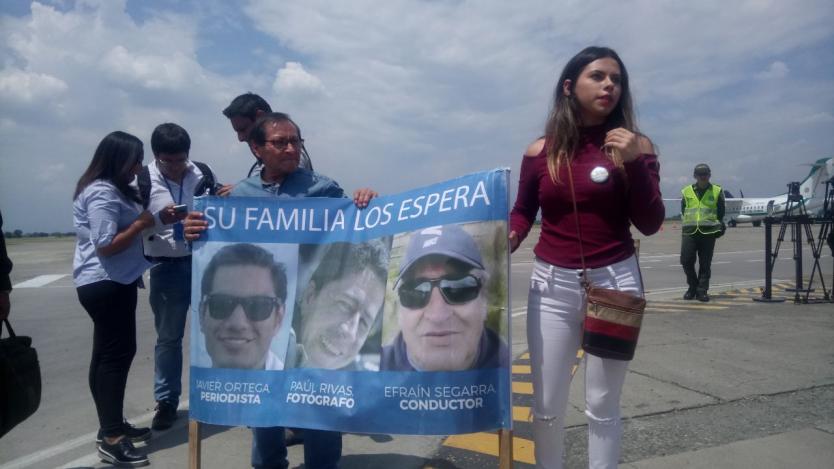 Se confirma hallazgo de los cuerpos de periodistas  asesinados por las FARC