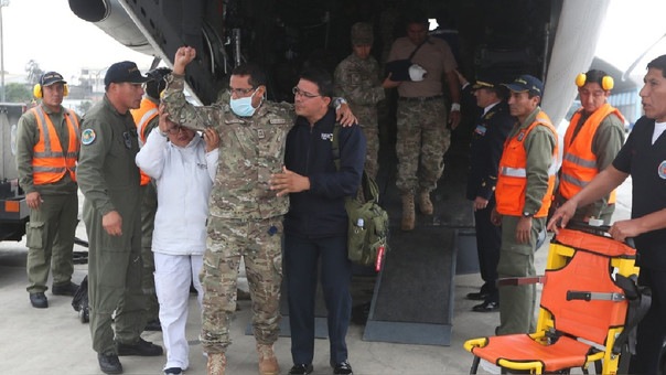 Llegaron a Lima militares heridos en el Vraem