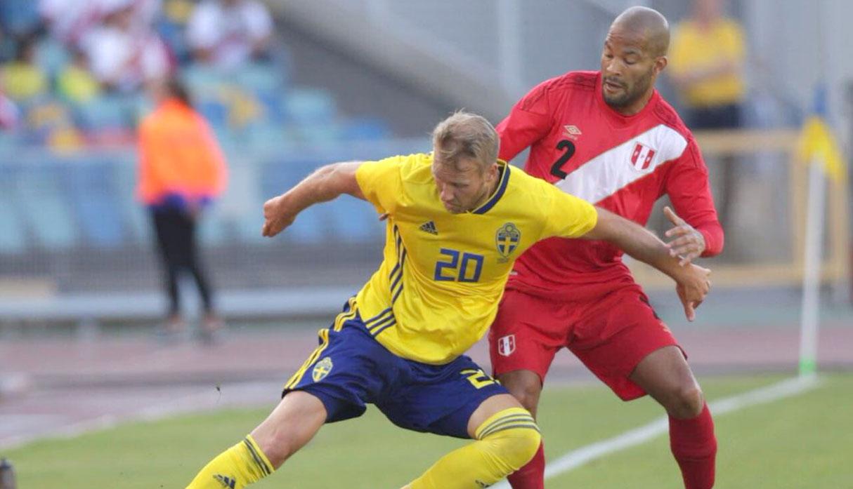 Perú empató a cero ante Suecia en su último partido amistoso de preparación