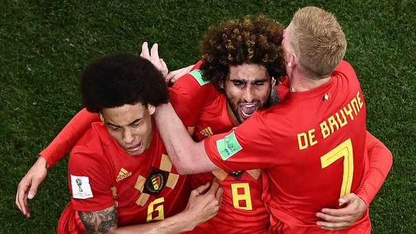 Bélgica se instaló en cuartos de final luego de voltearle el partido 3-2 a Japón