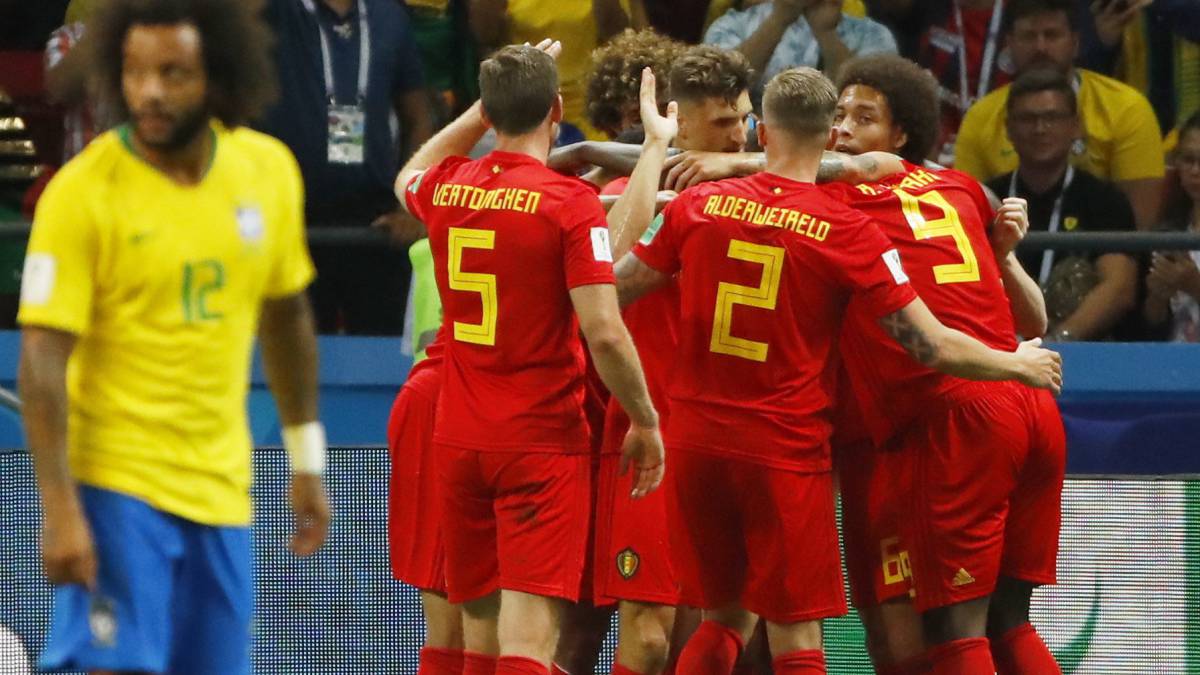 Bélgica eliminó a Brasil del Mundial Rusia 2018 tras derrotarlo por 2-1