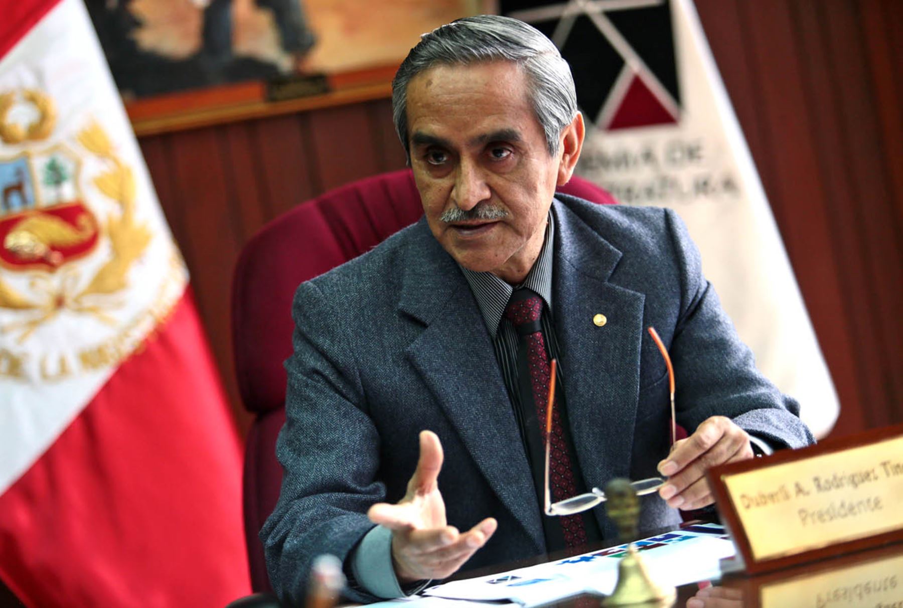 Duberlí Rodríguez presentó de manera oficial su renuncia a la presidencia del Poder Judicial