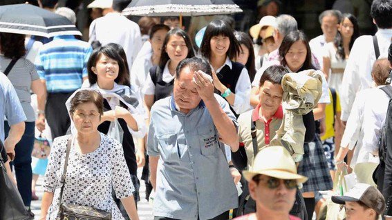 Ola de calor dejó 80 muertos y llevó a 35.000 personas a los hospitales en Japón