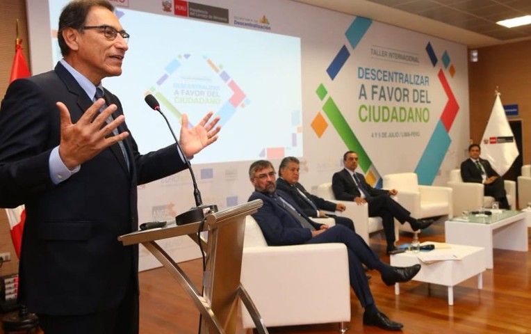 Martín Vizcarra inauguró taller internacional ‘Descentralizar a favor del ciudadano’