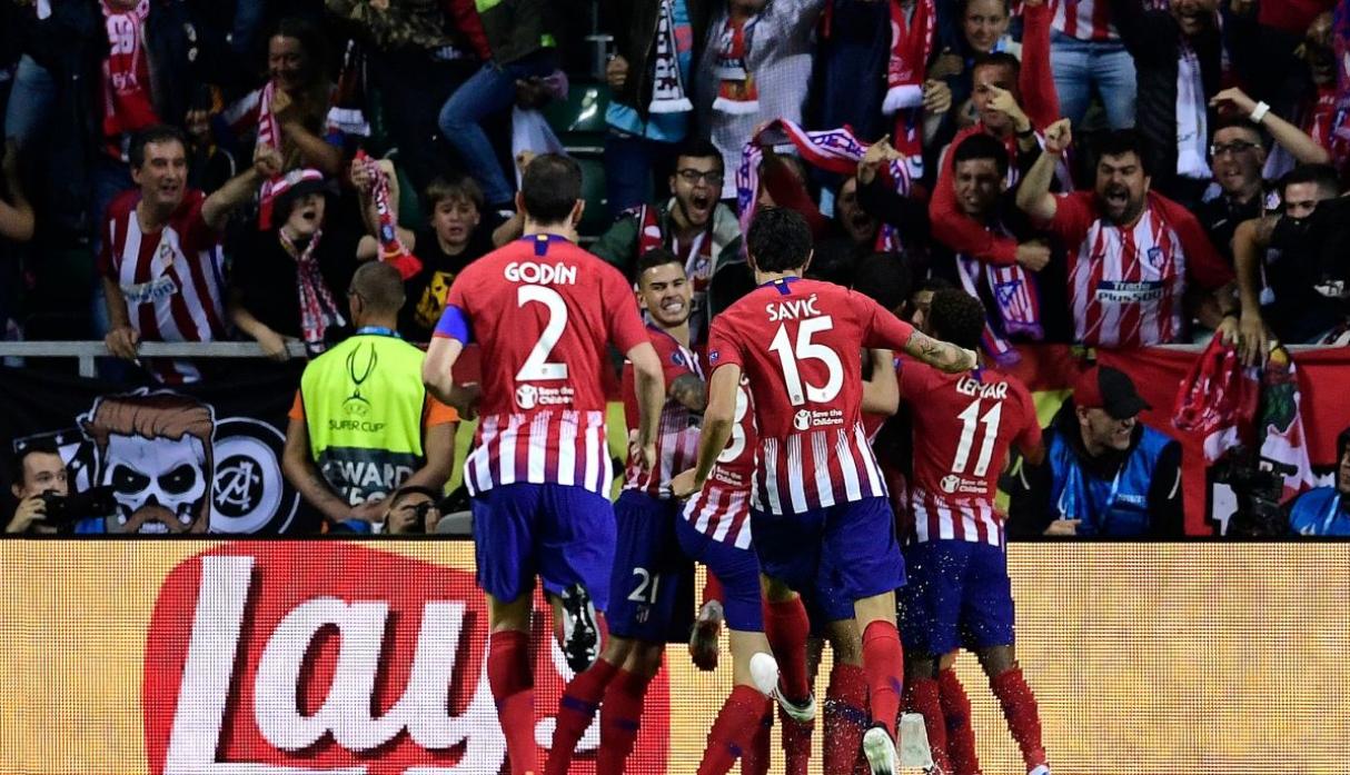 Atlético de Madrid derrotó 4-2 al Real Madrid y se adjudicó con la Supercopa de Europa