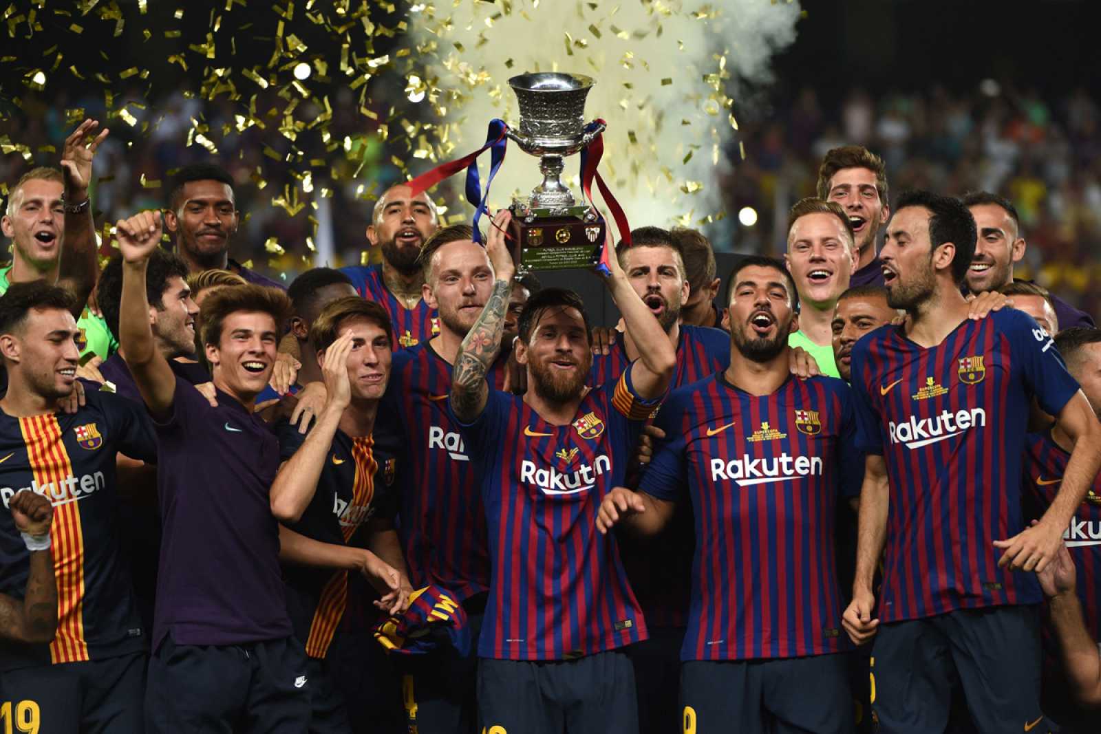 Barcelona se coronó como campeón  la Supercopa de España