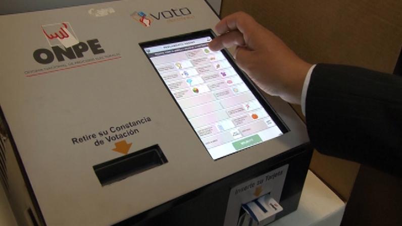 ONPE señala que voto electrónico se aplicará en 39 distritos en elecciones 2018