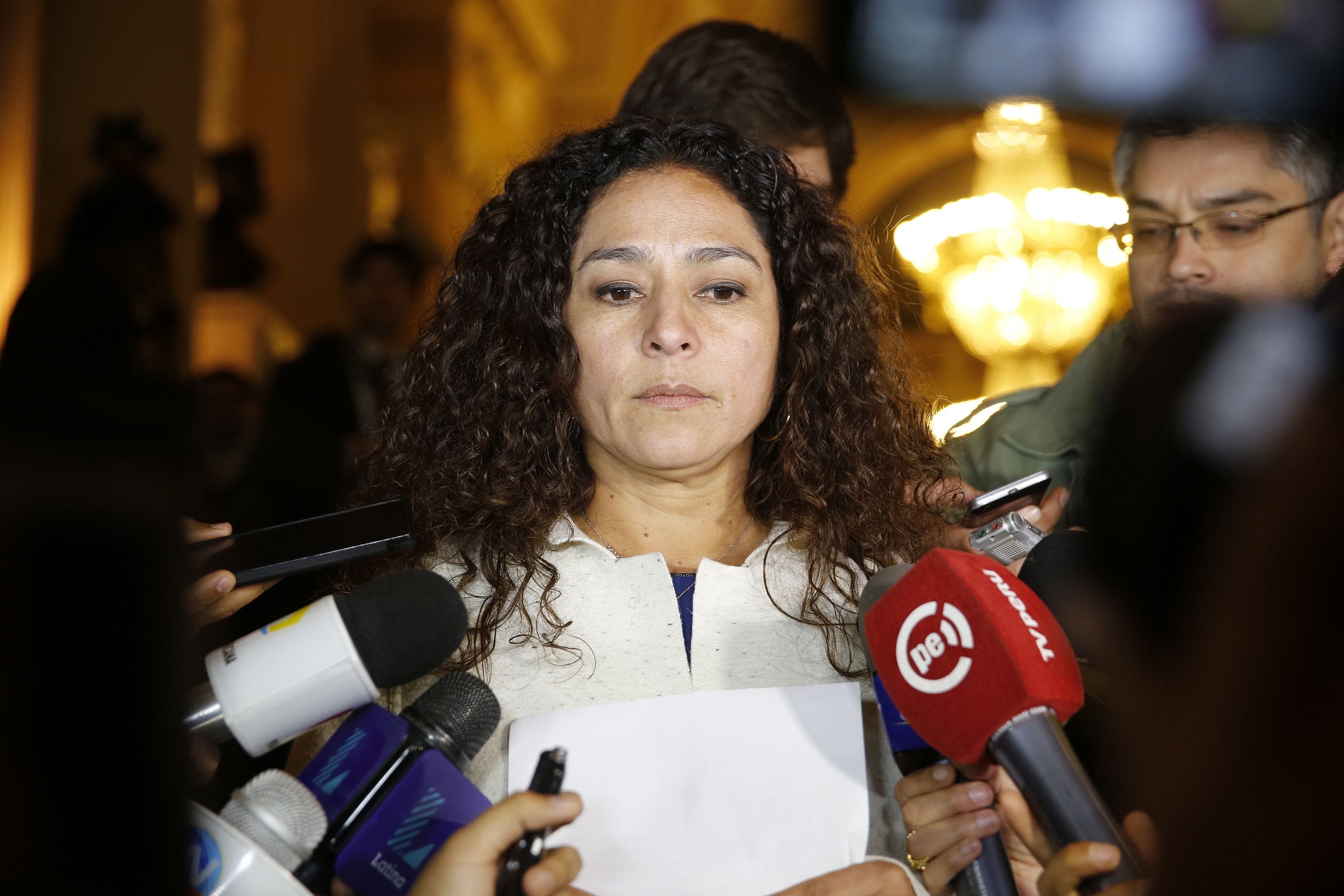 Cecilia Chacón: «Daniel Salaverry deberá dar sus descargos sobre denuncia»