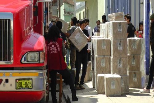 ODPE Huancayo ya recibió el material electoral
