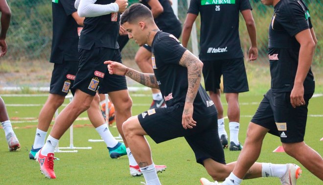 Beto Da Silva se incorporó a los entrenamientos del Tigres UANL de México