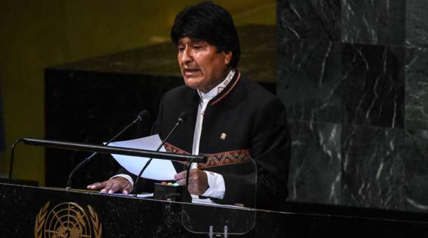 Evo Morales expresó ante la ONU la demanda marítima contra Chile días antes del fallo