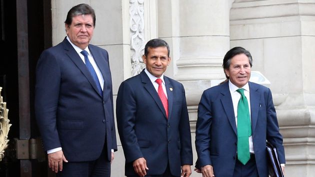 Cinco fiscales viajan a recibir pruebas contra expresidentes Toledo, Humala, PPK y García