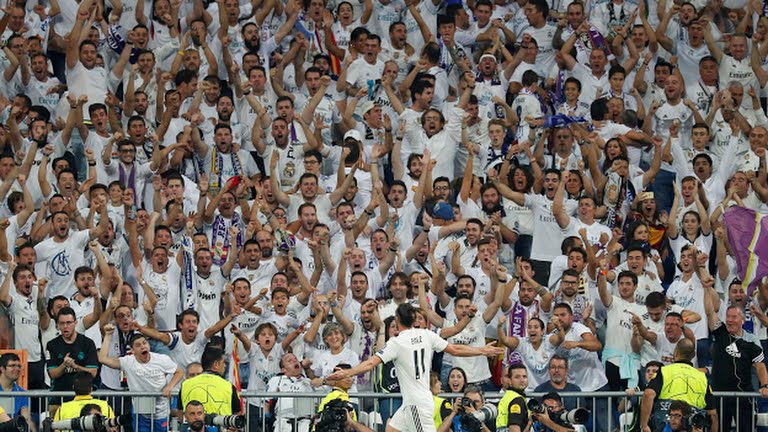 Real Madrid goleó 3-0 a la Roma por el grupo G de la Champions League