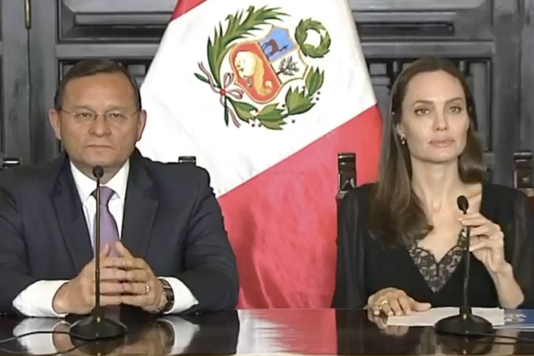 Angelina Jolie agradece al Perú por ser generoso con venezolanos