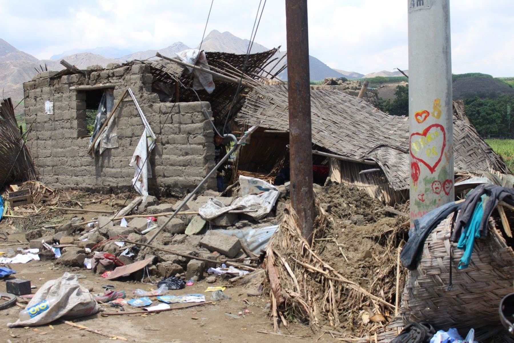Fuerte sismo en Áncash deja una vivienda colapsada y cinco afectadas