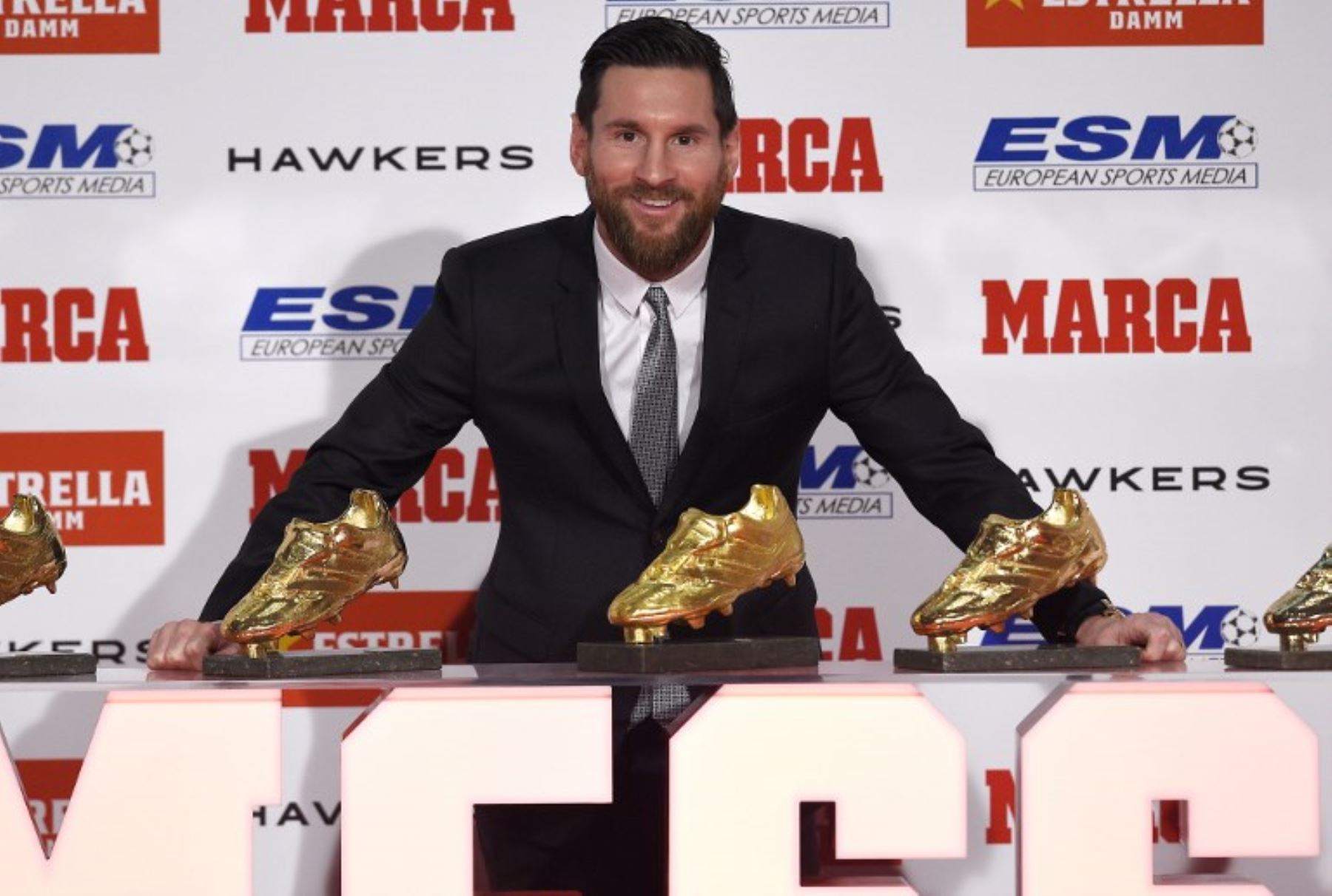 Messi recibió  su quinta Bota de Oro