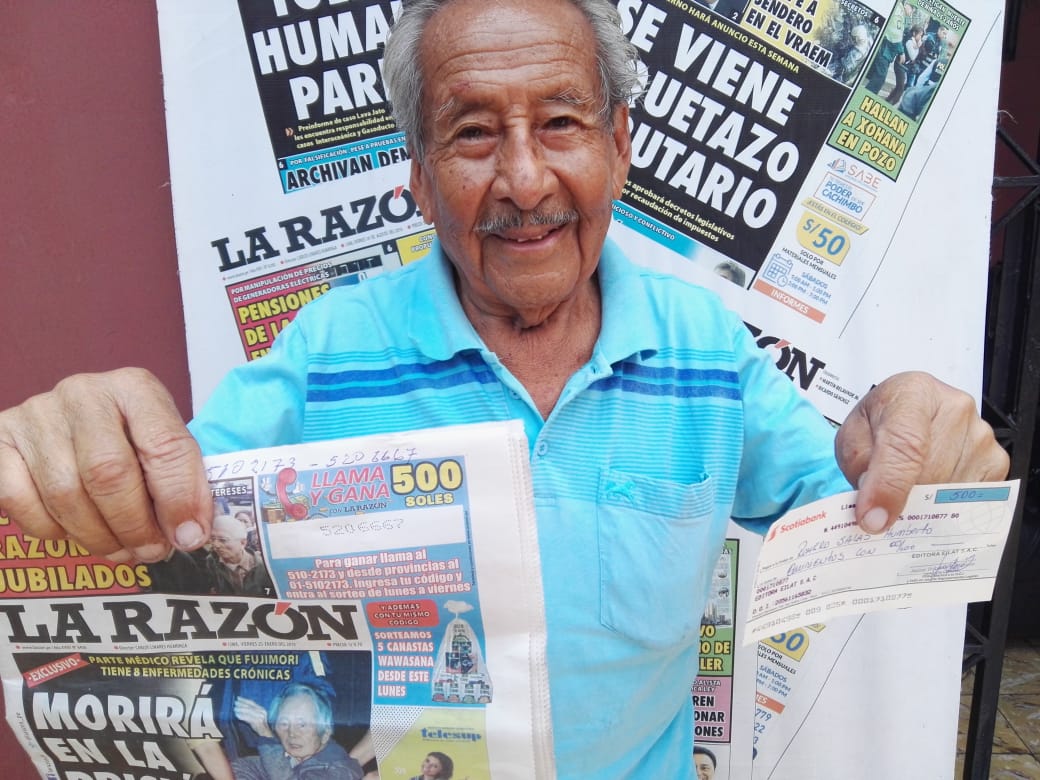 ¡SÍ CUMPLIMOS!: Humberto Romero Salas es el cuarto ganador de los S/500