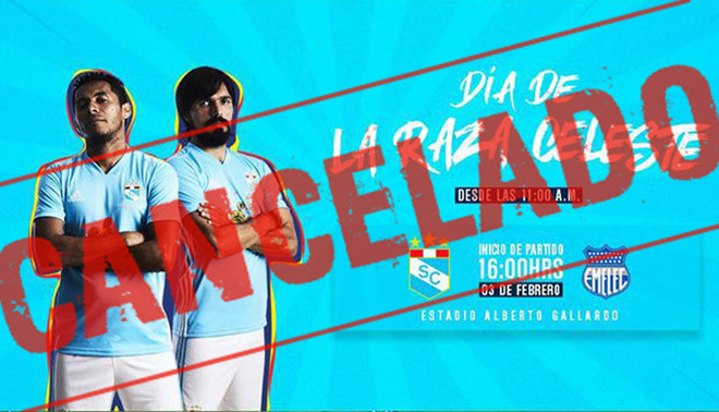 Sporting Cristal cancela el partido ante Emelec por lo sucedido en la ‘Noche de la Explosión Azul’