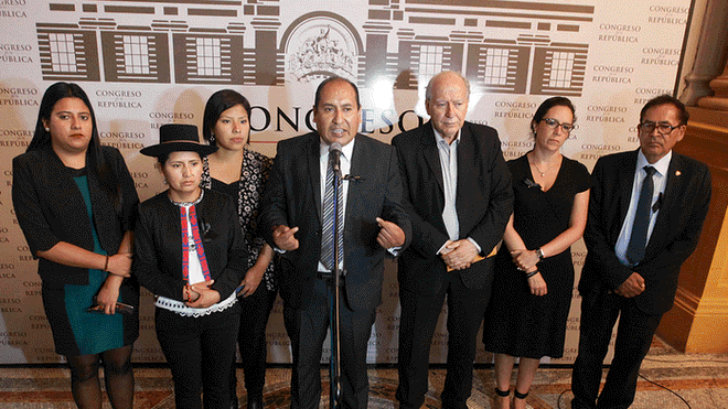 Nuevo Perú exige aplicar las sanciones correspondientes contra Yonhy Lescano