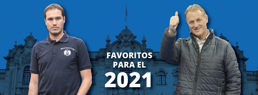Forsyth y Muñoz lideran preferencias como candidatos a la presidencia 2021