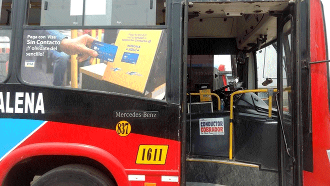 Empresas de transporte público ya aceptan pagos con tarjetas