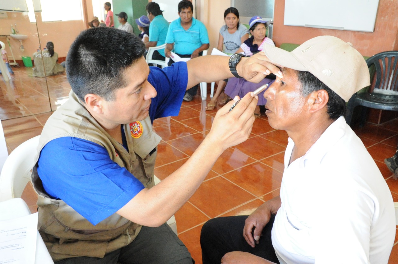 Comando Conjunto de FF.AA. impulsa campaña oftalmológica en el VRAEM