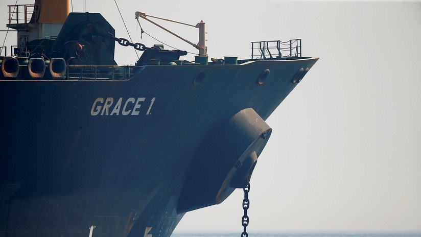 EE.UU ordena  incautar petrolero iraní Grace liberado por Inglaterra.