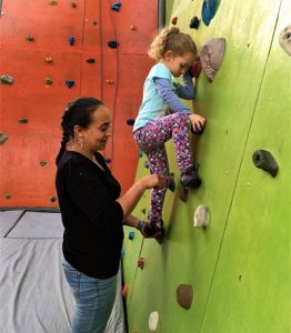 Volunteer and Assist with Indoor Climbing Therapy