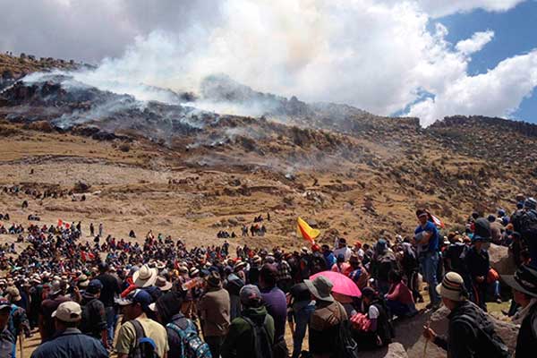 Cusco y Apurímac inician  paro en corredor minero.