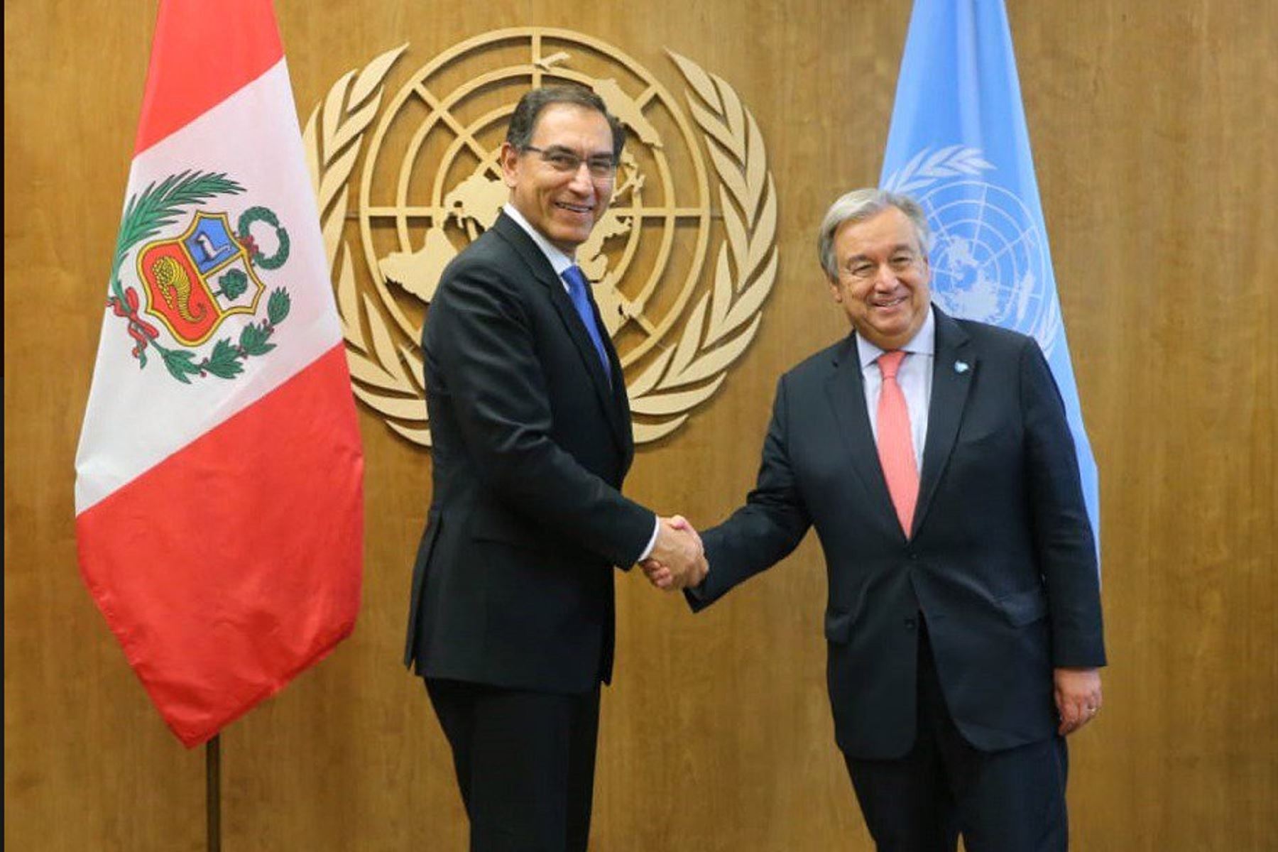 Vizcarra se reunió con secretario de la ONU