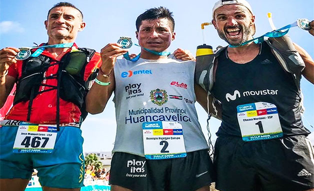Peruano es tricampeón de la Media Maratón