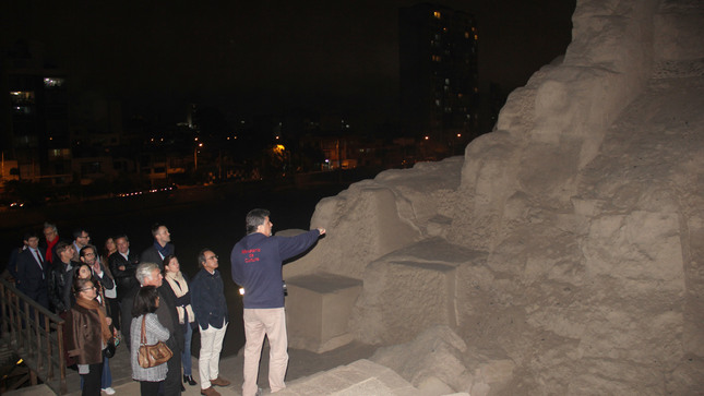Embajadores de la Unión Europea visitan centro arqueológico Mateo Salado