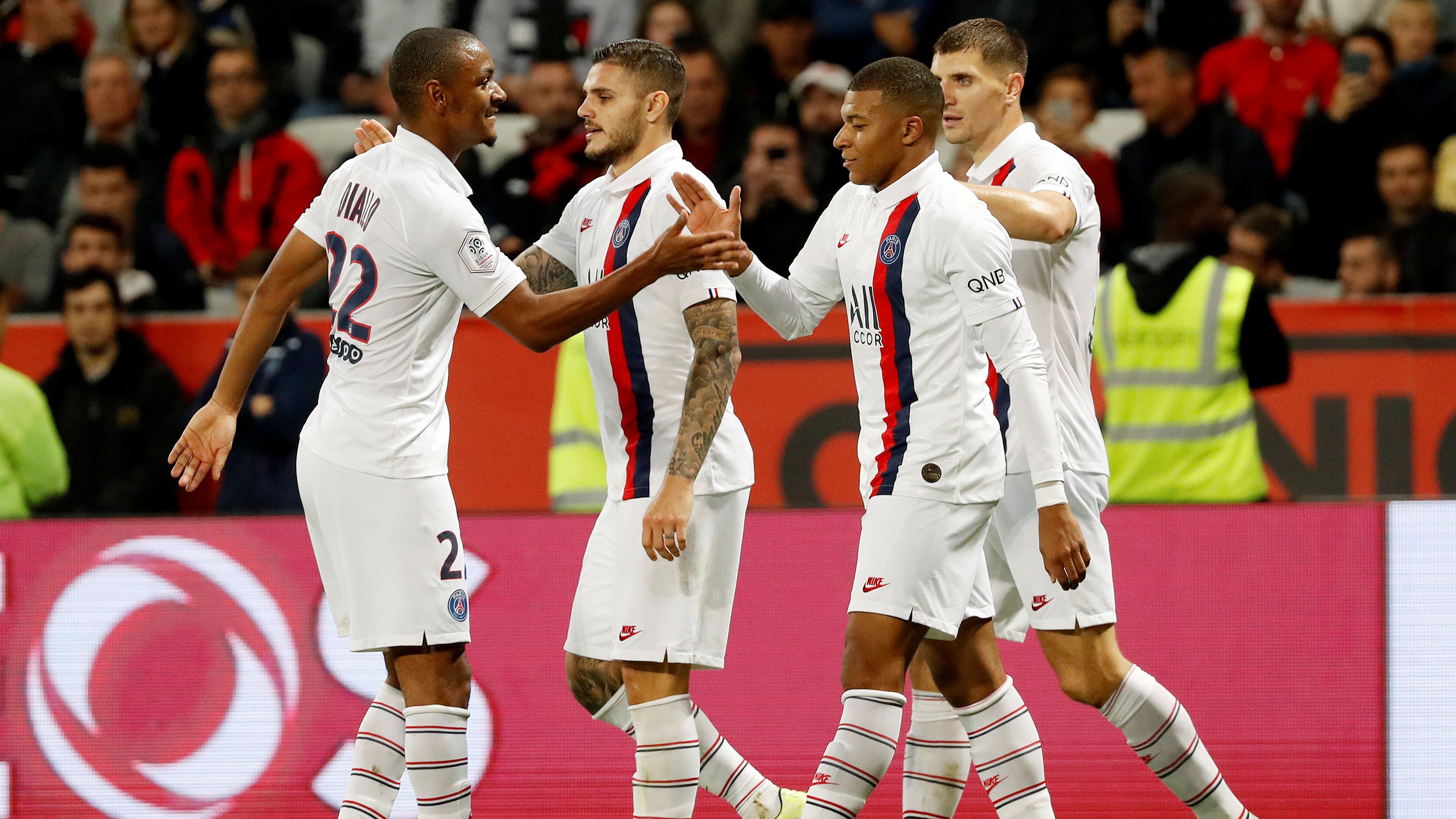 PSG golea 4 a 1 al Niza en la Ligue 1