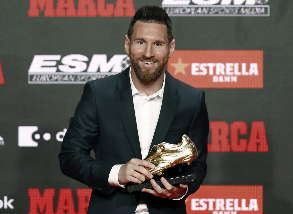 Lionel Messi recibió su sexta “Bota de Oro”