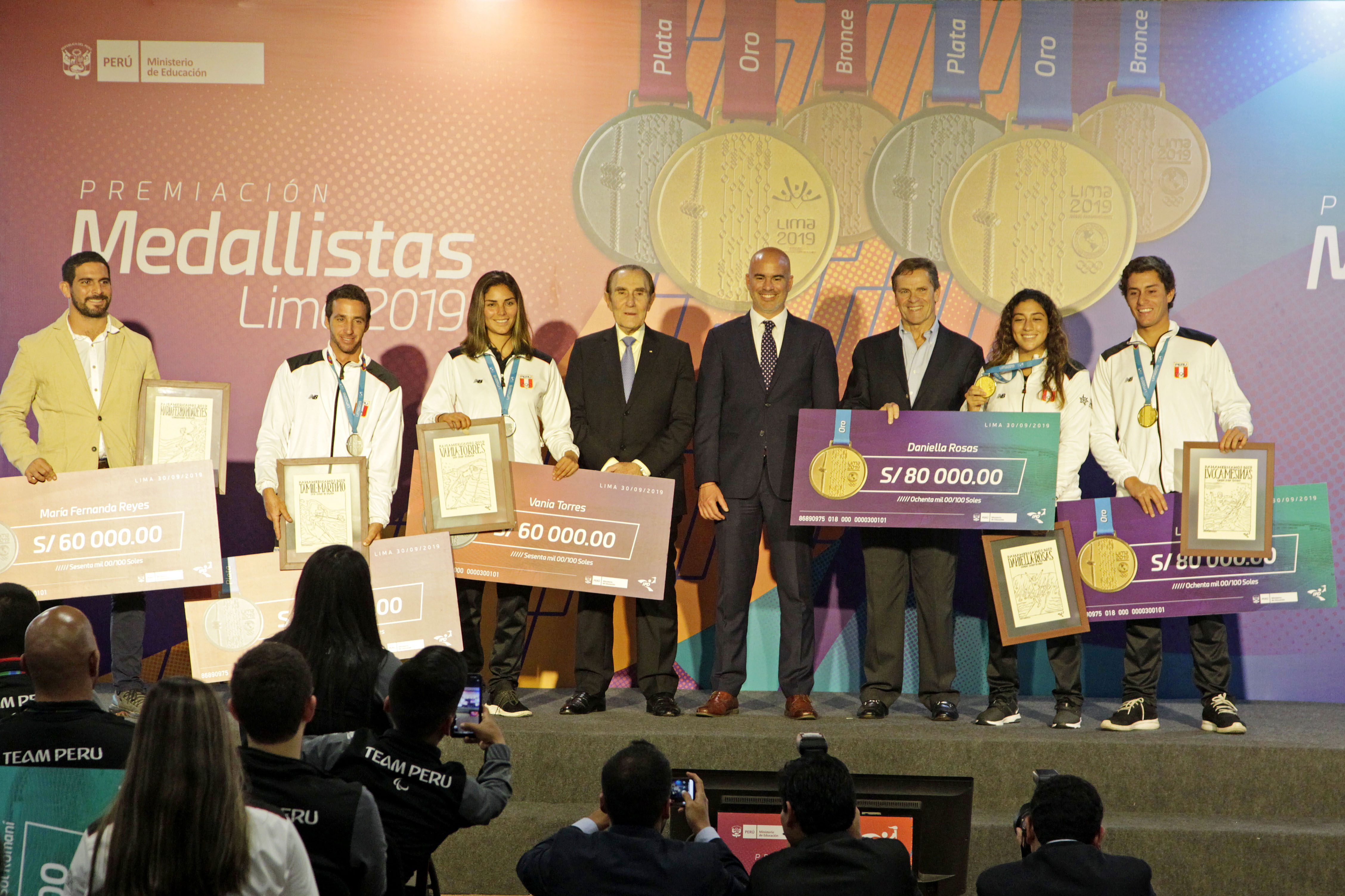 IPD entregó más de S/. 2 mill. a medallistas nacionales de Lima 2019