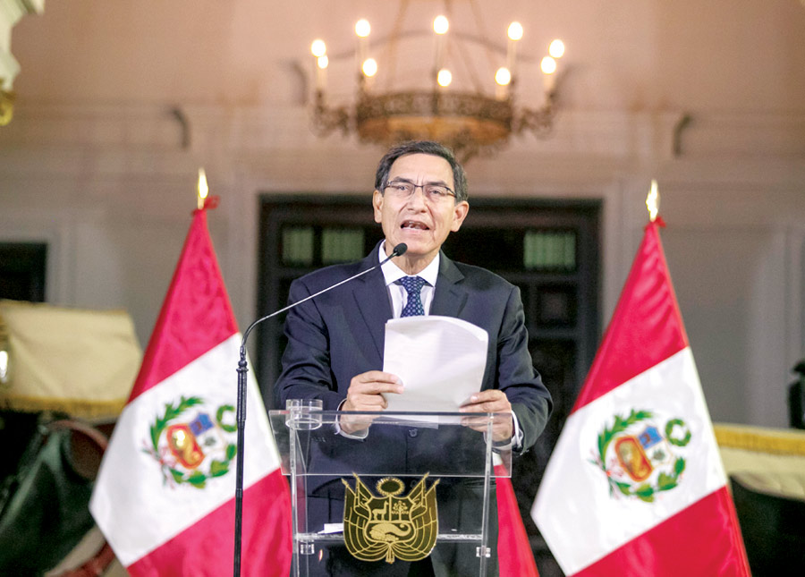 Martín Vizcarra anunció la disolución del Congreso pese a que este poder del Estado le dio la confianza.