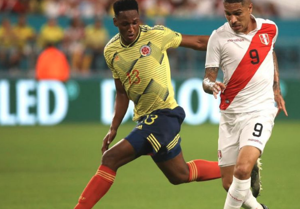 Colombia vs Perú empatan 0-0 en partido internacional FIFA