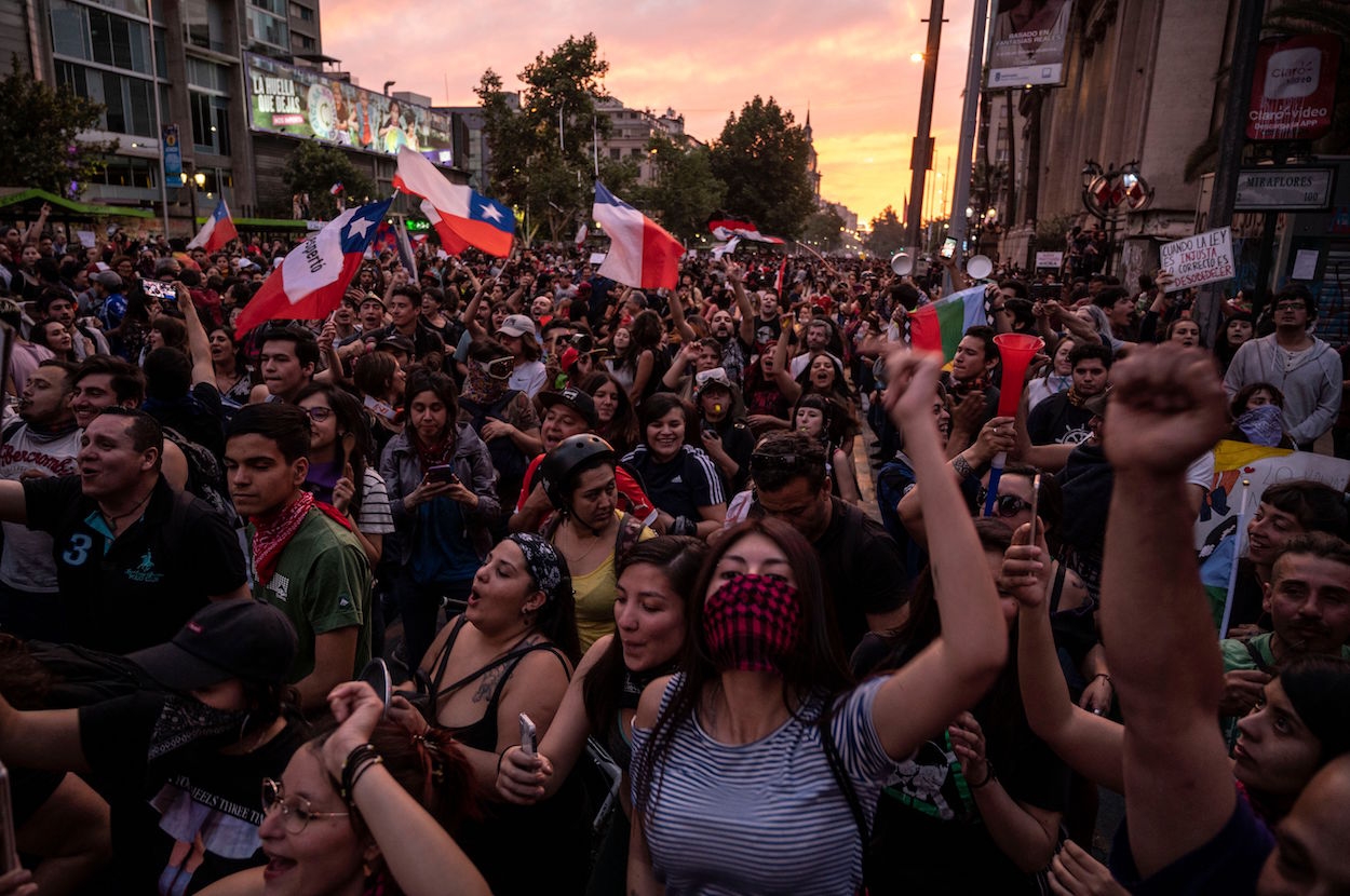 2,300 denuncias por DD.HH.  durante protestas en Chile