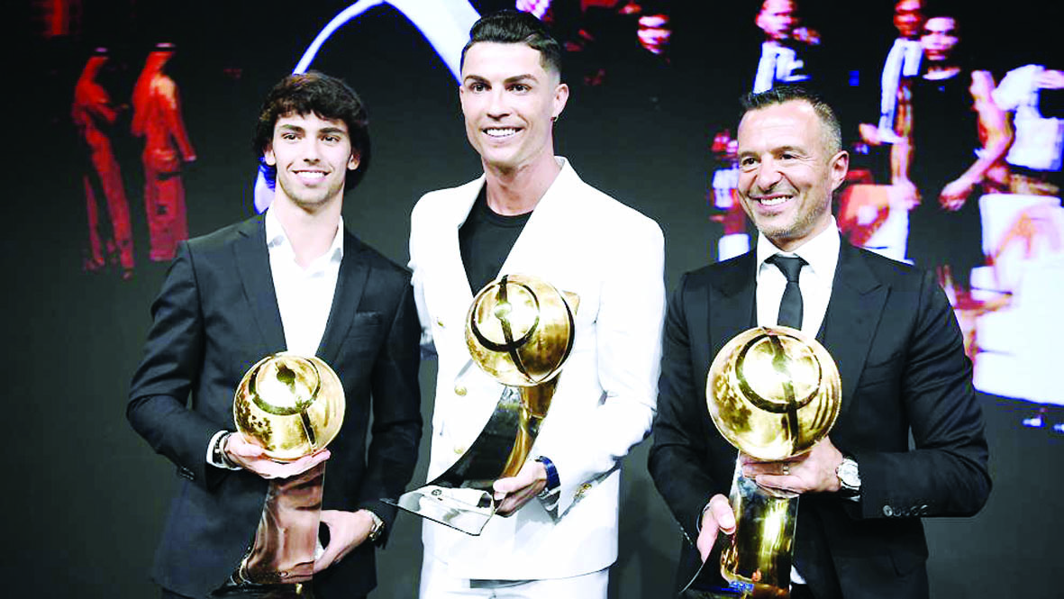 Cristiano es el “Mejor Jugador” en los Premios Globe Soccer
