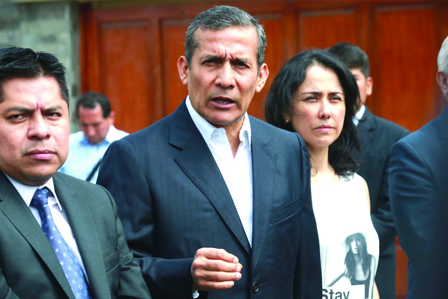 Juez decide mañana la  suerte de Humala y Nadine
