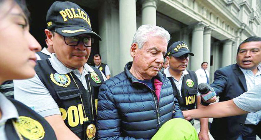 César Villanueva fue  internado en penal Castro Castro