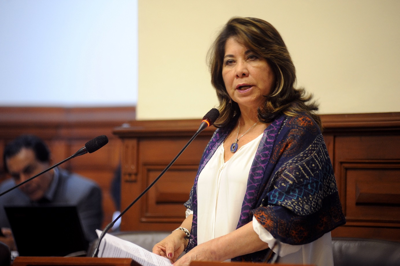 Martha Chávez: «Solo un loco podría pretender desafiar al TC»