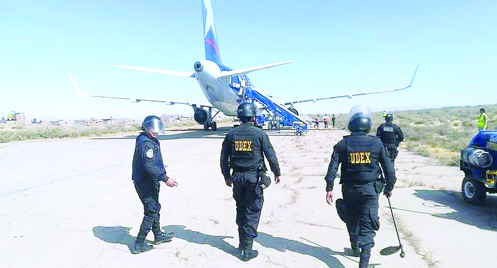 Avión de la empresa LATAM recibió amenaza de bomba